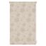 Beigefarbenes Rollo mit floralem Muster