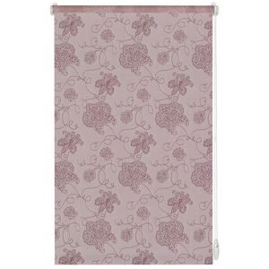 EasyFix Rollo 'Dekor' mit Stickerei rosé 75 x 150 cm