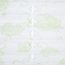 Verkleinertes Bild von Tageslichtplissee 'Blüten' weiß/grün 50 x 130 cm