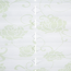 Verkleinertes Bild von Tageslichtplissee 'Blüten' weiß/grün 70 x 130 cm