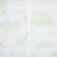 Verkleinertes Bild von Tageslichtplissee 'Blüten' weiß/grün 100 x 130 cm