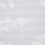 Verkleinertes Bild von Tageslichtplissee 'Blüten' weiß 50 x 130 cm