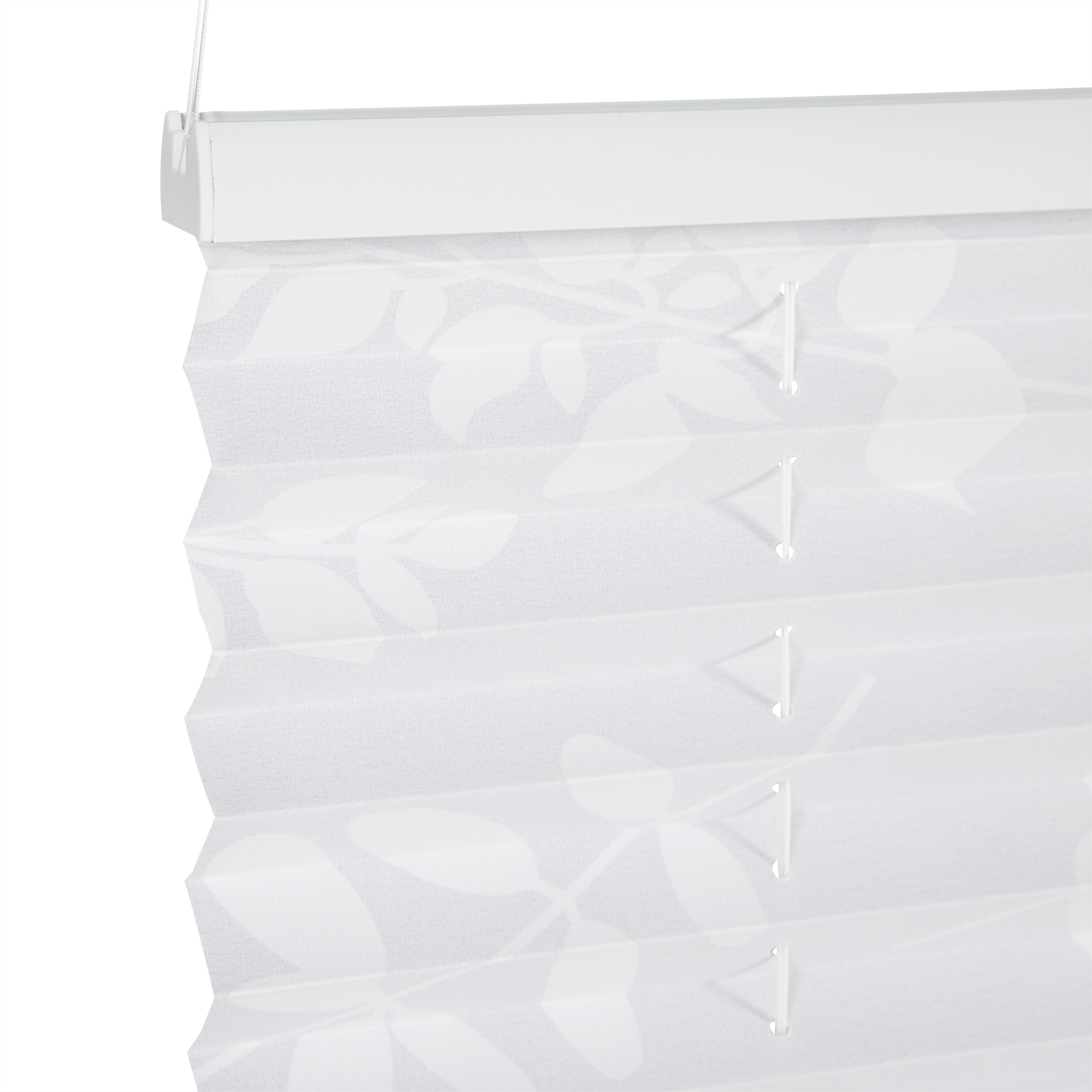 Tageslichtplissee 'Blüten' weiß 100 x 130 cm + product picture