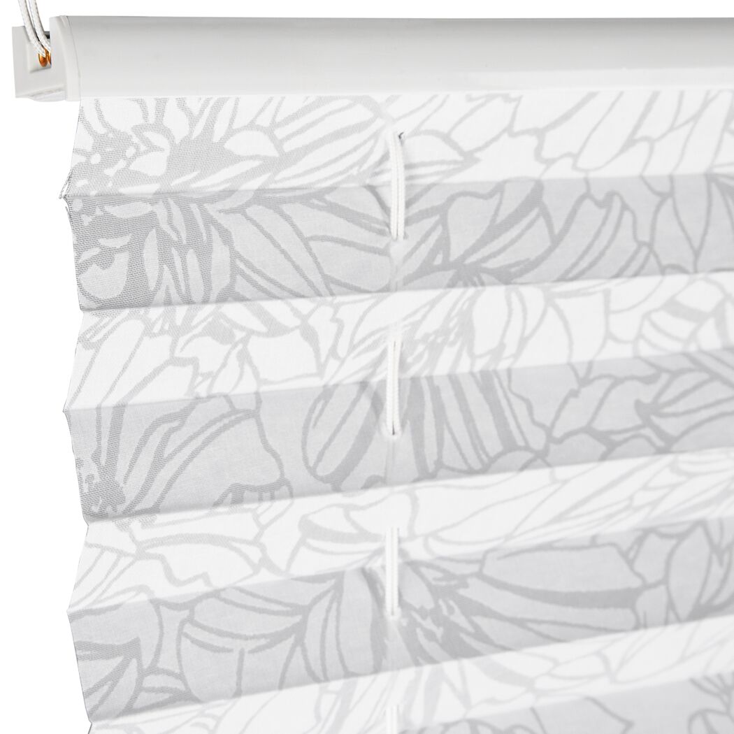 EasyFix Plissee 'Flower' weiß 70 x 130 cm