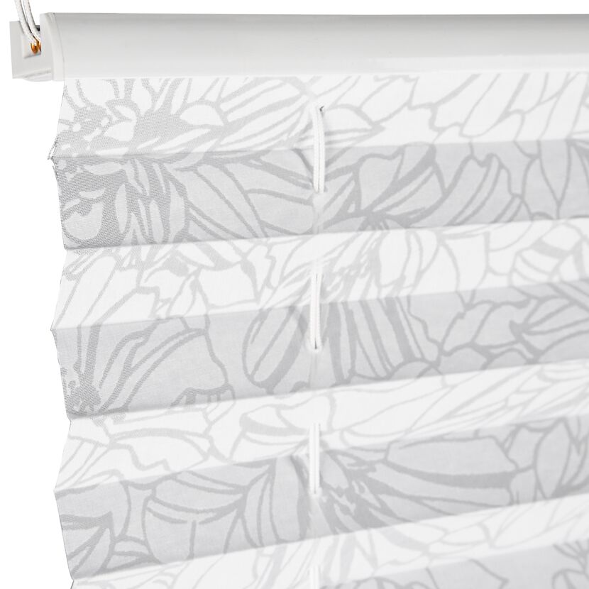 EasyFix Plissee 'Flower' weiß 70 x 130 cm