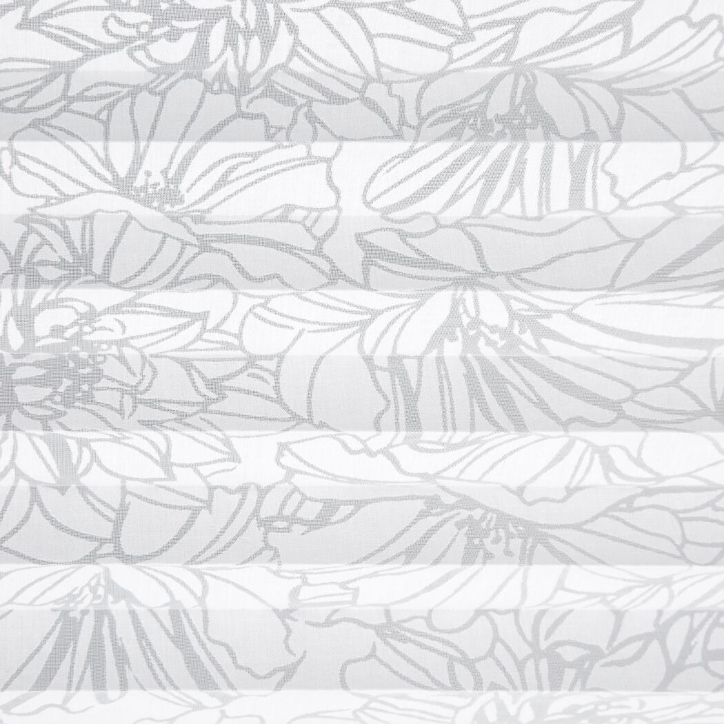 EasyFix Plissee 'Flower' weiß 70 x 130 cm