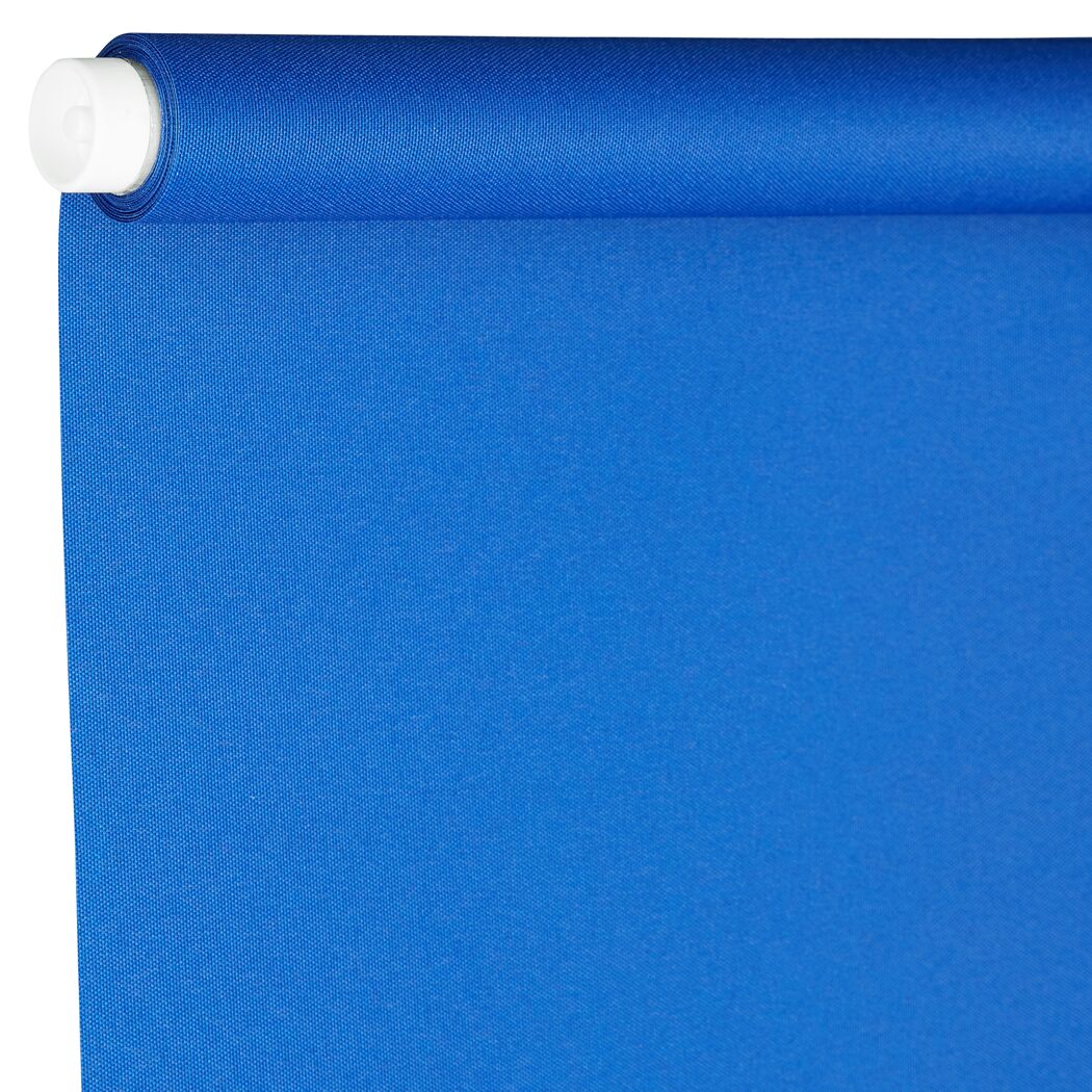 Klemmrollo blau 120 x 150 cm