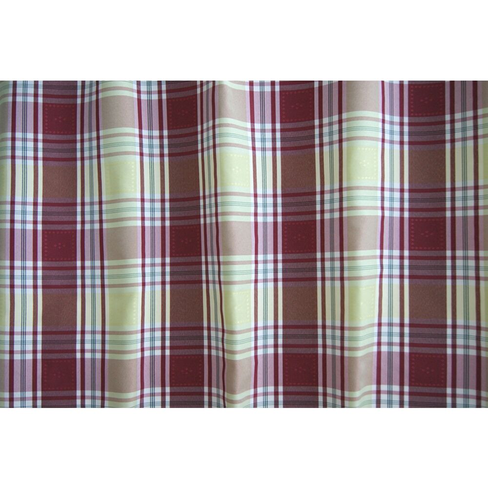 Dekostoff "Caracas" mit rot-gelbem Karomuster