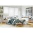 Modernes Schlafzimmer mit weißem EF Rollo