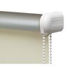 Gardinia Rollo cremefarben mit Perlenkette