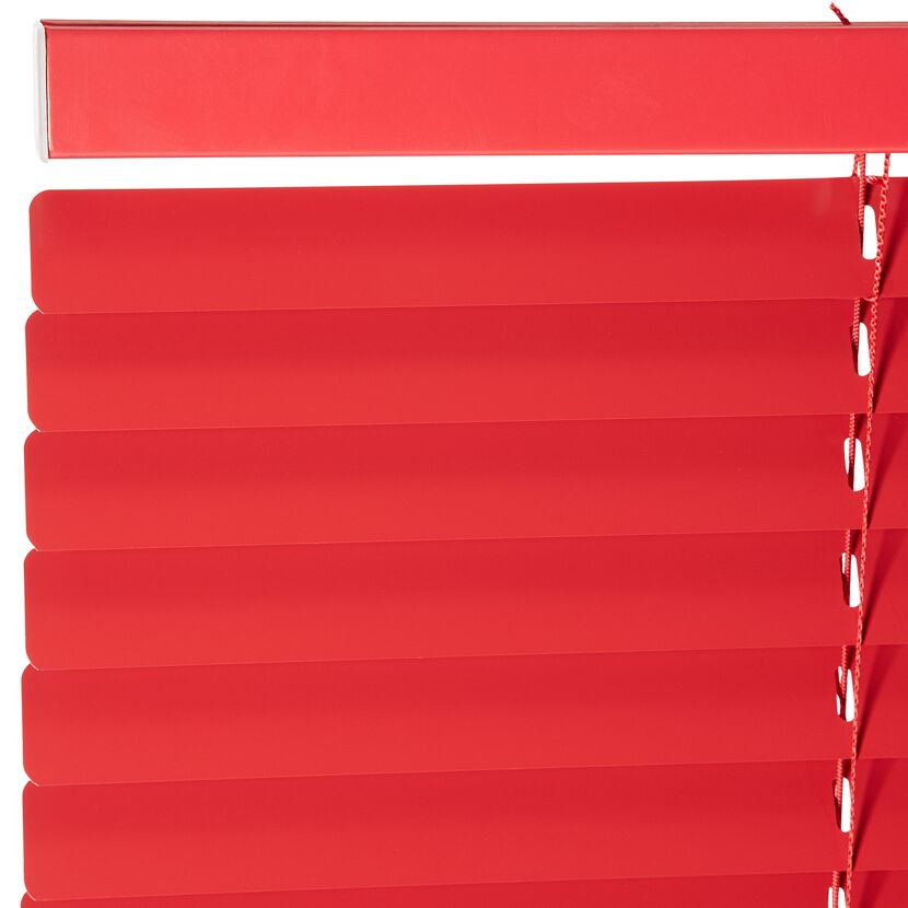 Rote Alu-Jalousie