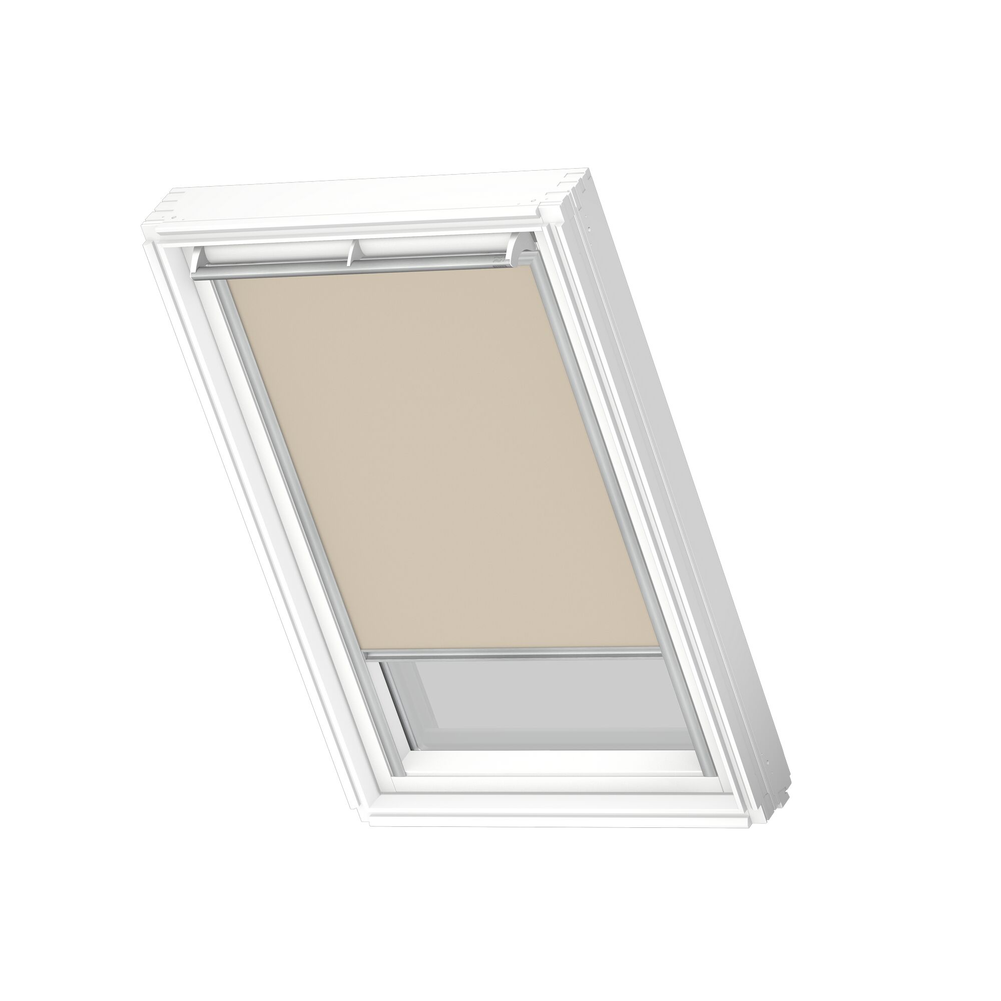 Verdunkelungsrollo beige für Dachfenster