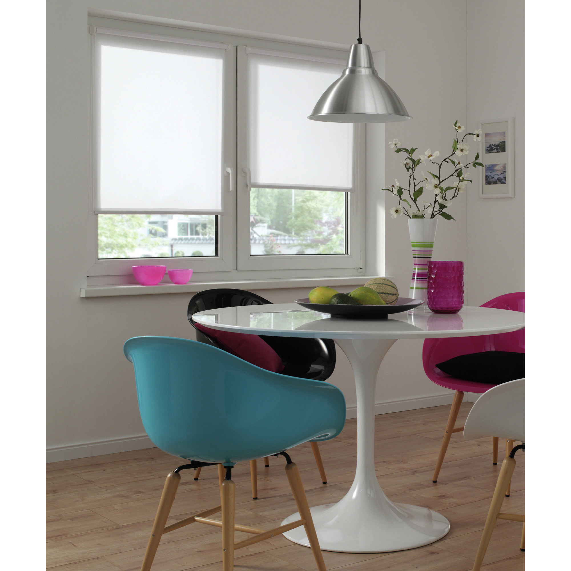 Rollo weiß 60 x 150 cm 2-teilig