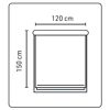 Klemm-Rollo beige 120 x 150 cm