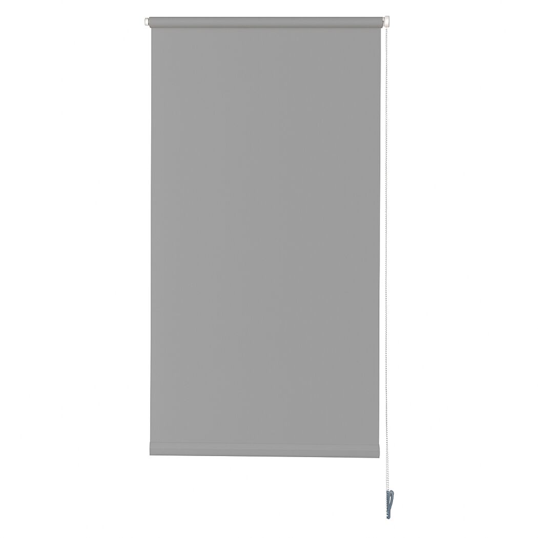 Klemm-Rollo grau 100 x 150 cm