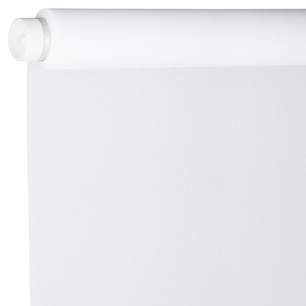 Klemm-Rollo weiß 75 x 150 cm