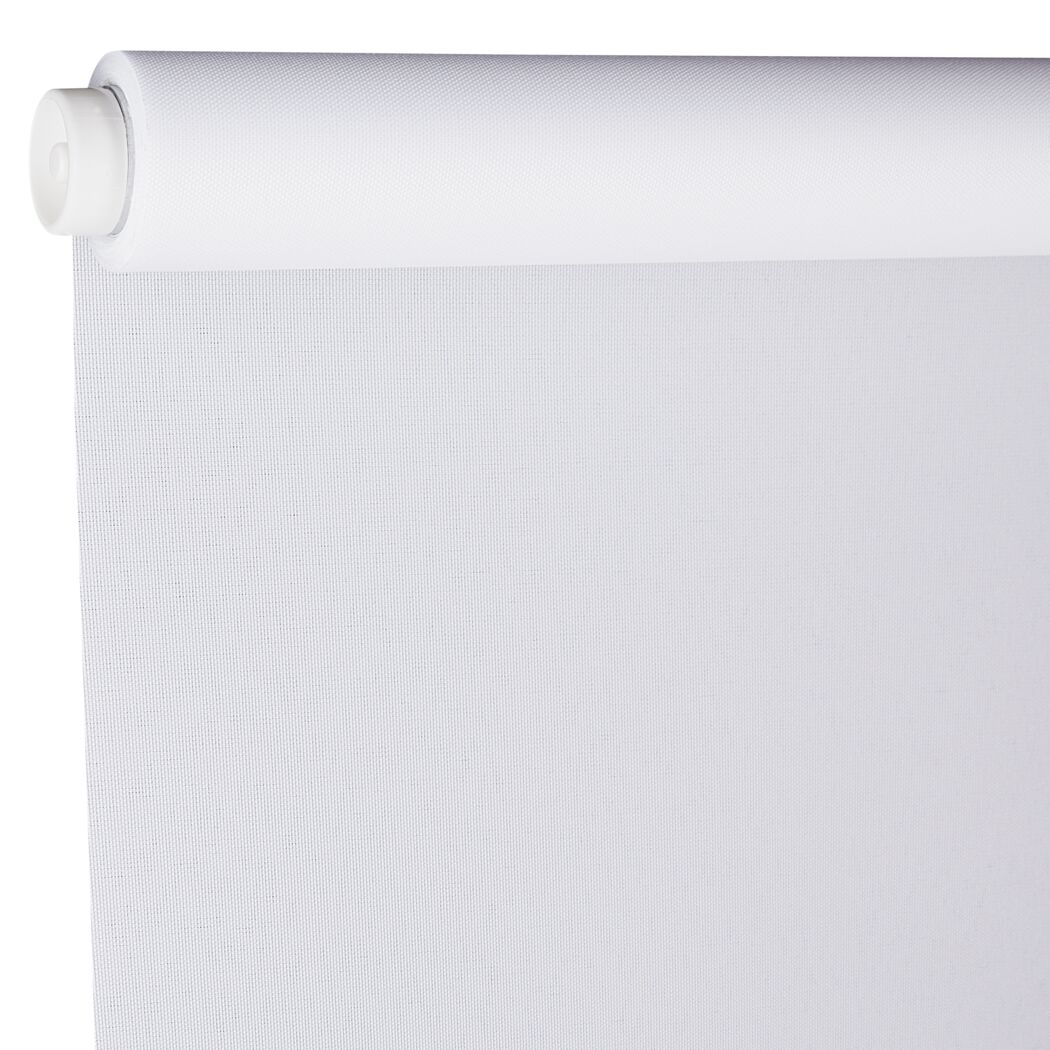 Klemmrollo weiß 90 x 210 cm