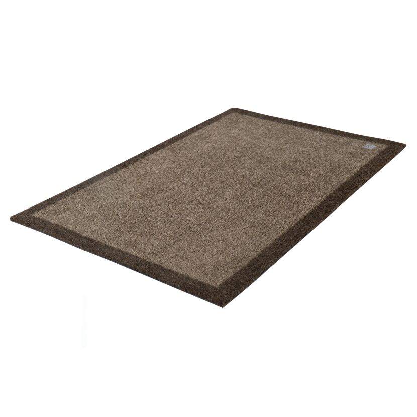 Braune Fußmatte "Lace"