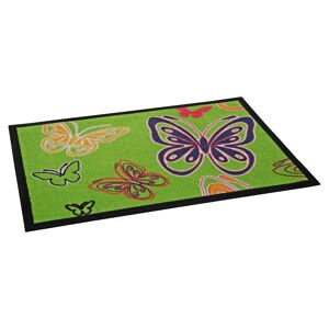 Sauberlaufmatte 'Schmetterling' 70 x 50 cm grün