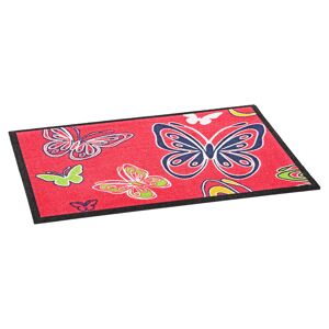 Fußmatte 'Schmetterling' 70 x 50 cm pink