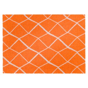 Sauberlaufmatte "Brooklyn" Gitter orange 70 x 50 cm