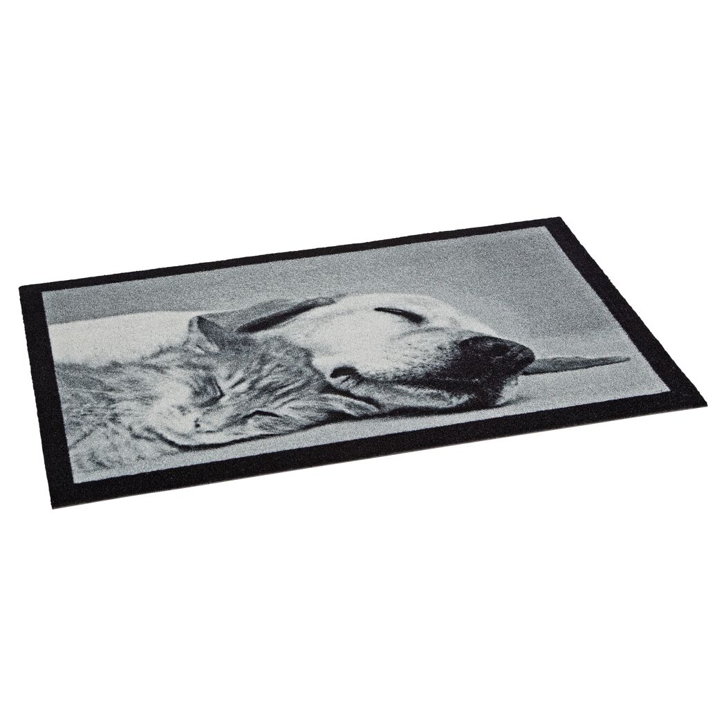 Sauberlaufmatte 'schlafender Hund' 58 x 39 cm