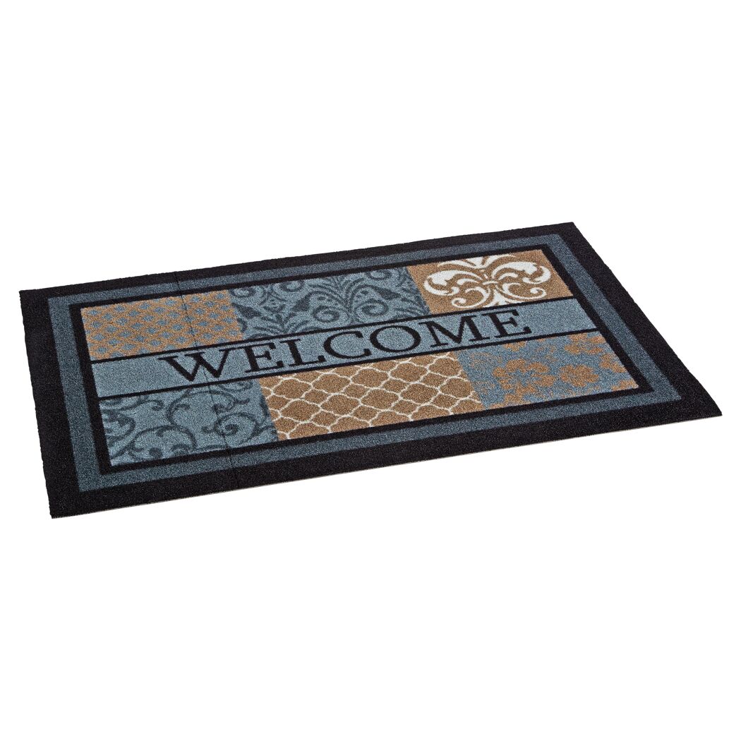 Fußmatte mit "Welcome"-Schriftzug