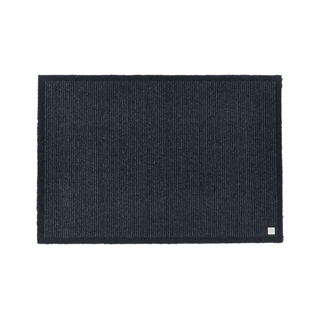 Dunkelgraue Fußmatte 'Gentle' von BB Home