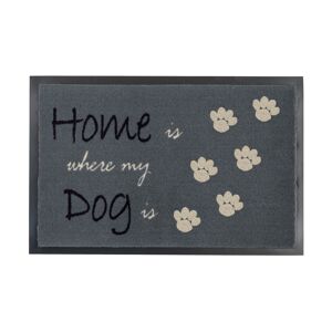 Fußmatte 'Homelike' 40 x 60 cm Dog schwarz