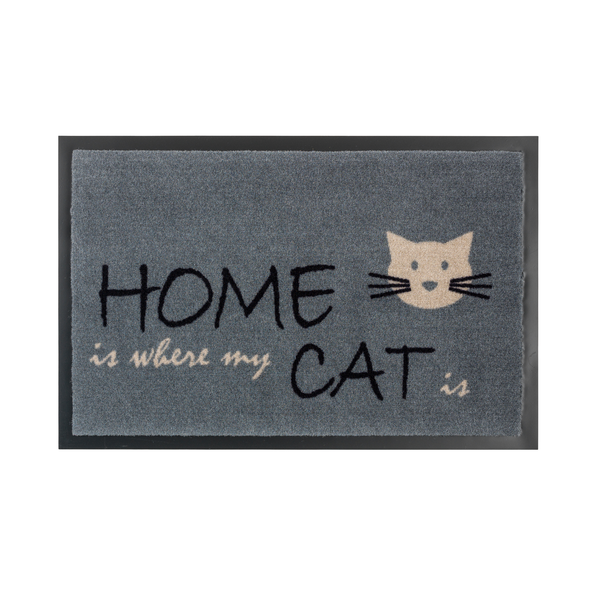 Fußmatte 'Homelike' 40 x 60 cm Cat schwarz + product picture