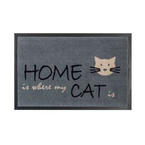 Fußmatte 'Homelike' 40 x 60 cm Cat schwarz