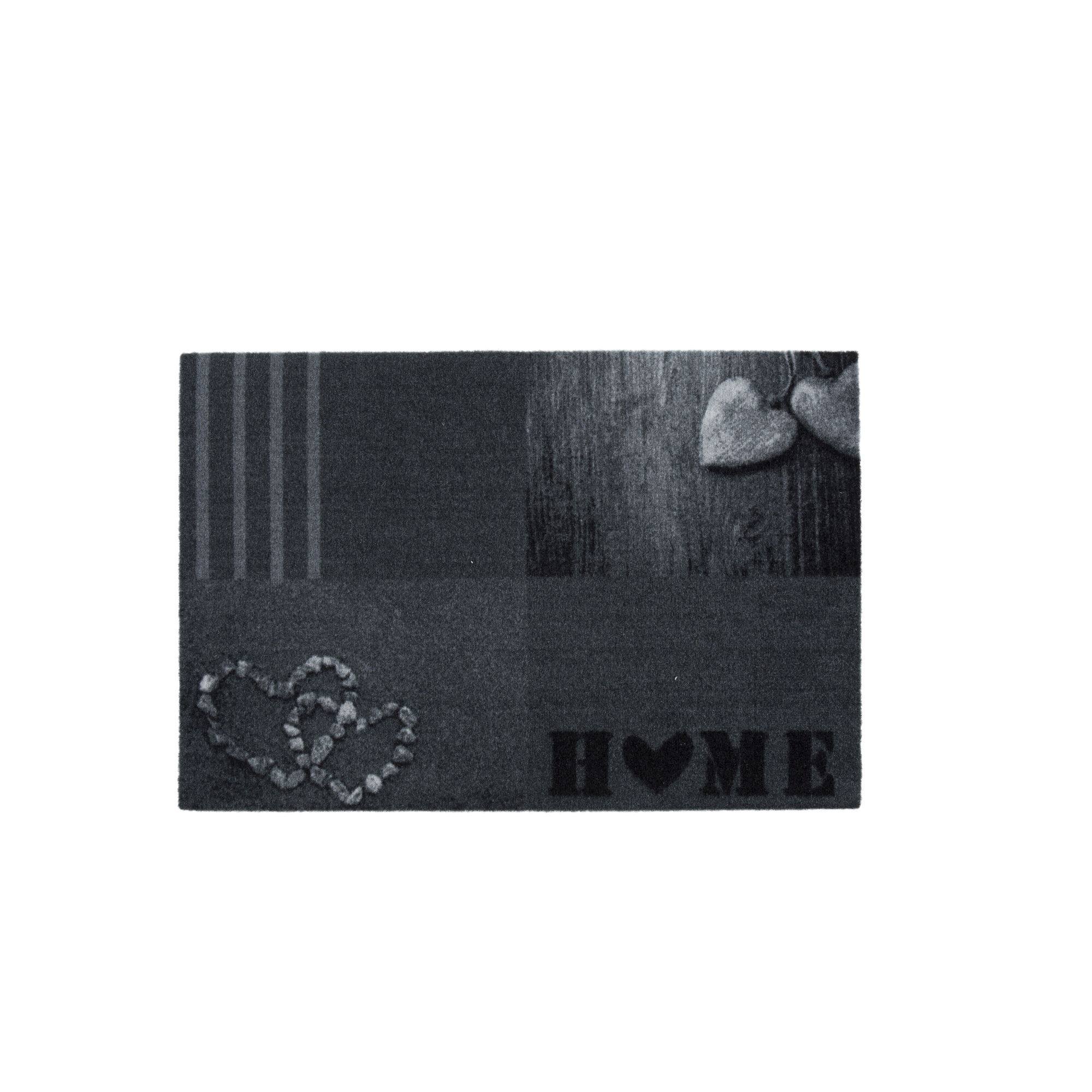 Schmutzfangmatte 'Heart & Home' anthrazit 39 x 58 cm + product picture