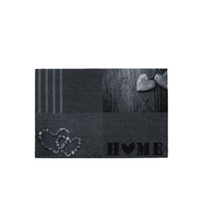 Schmutzfangmatte 'Heart & Home' anthrazit 39 x 58 cm