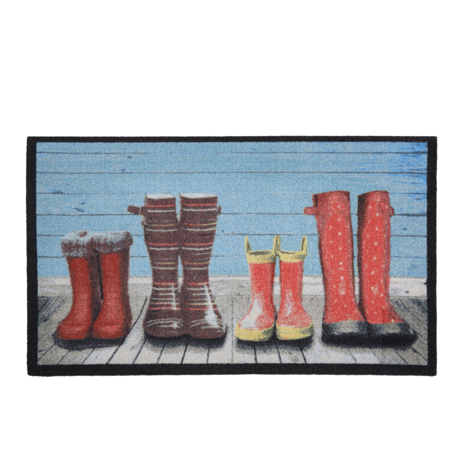 Schmutzfangmatte 'Boots' mehrfarbig 39 x 58 cm + product picture