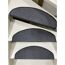 Stufenmatte 'Togo' anthrazit 28 x 65 cm