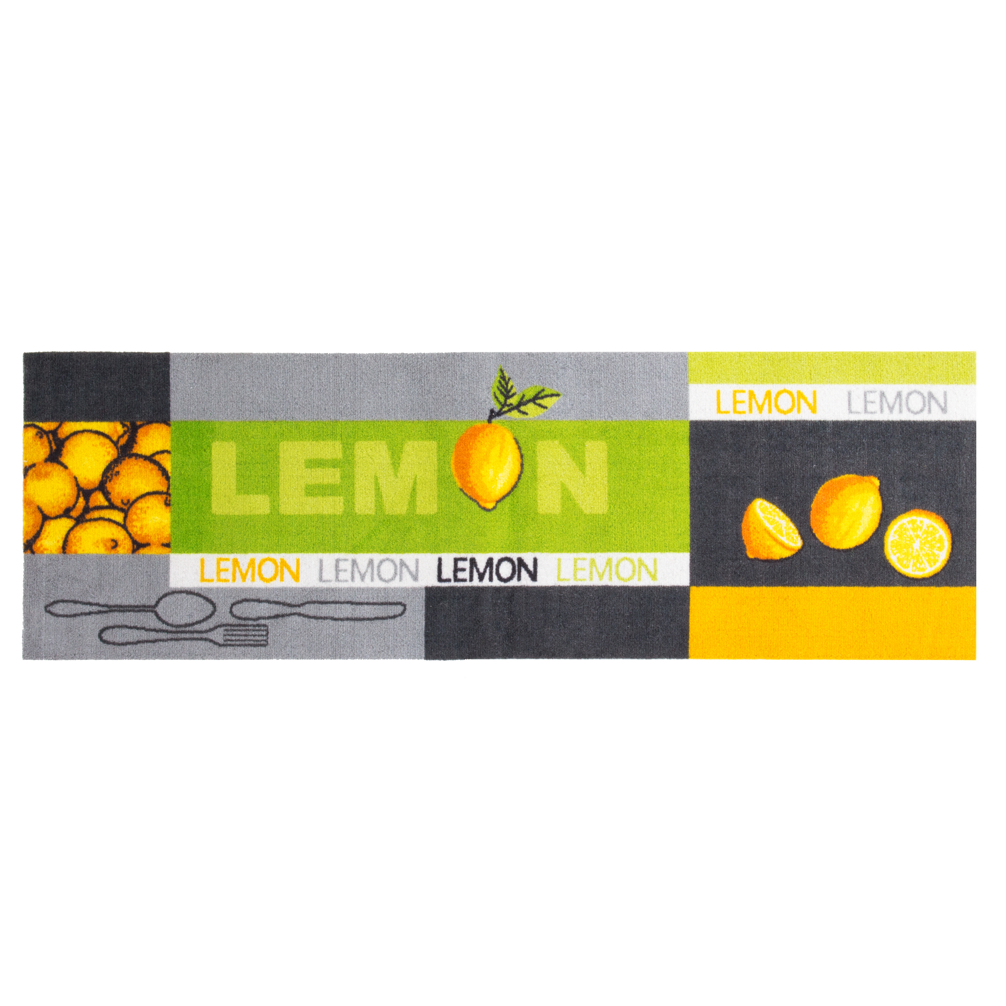 Fußmatte 'Lemon' 50 x 150 cm gelb + product picture