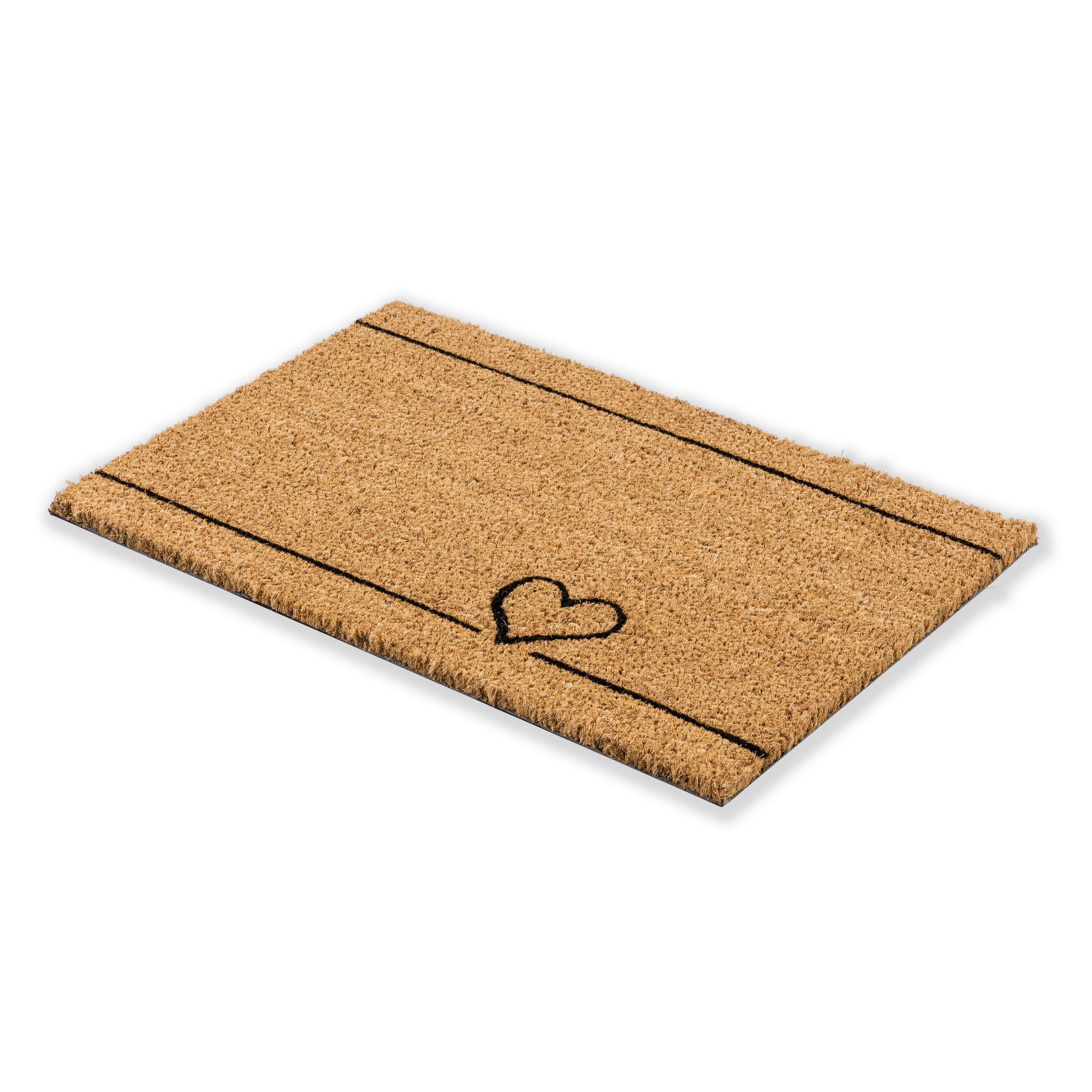 Fußmatte 'Coco Smart' ca. 40 x 60 cm Herz Linie