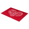 Sauberlaufmatte 'Felicido' 50 x 70 cm Herz rot