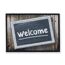 Fußmatte mit "Welcome"-Schild