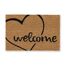 Fußmatte "Welcome" mit Herz