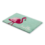 Verkleinertes Bild von Kokosmatte 'Coco Style' 40 x 60 cm Flamingo türkis