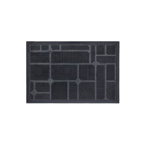 Gummimatte 'Structure' 40 x 60 cm Rechteck schwarz