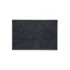 Schwarze Gummimatte mit Wellenmuster
