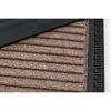 Fussmatte Border Star Grau Nahaufnahme