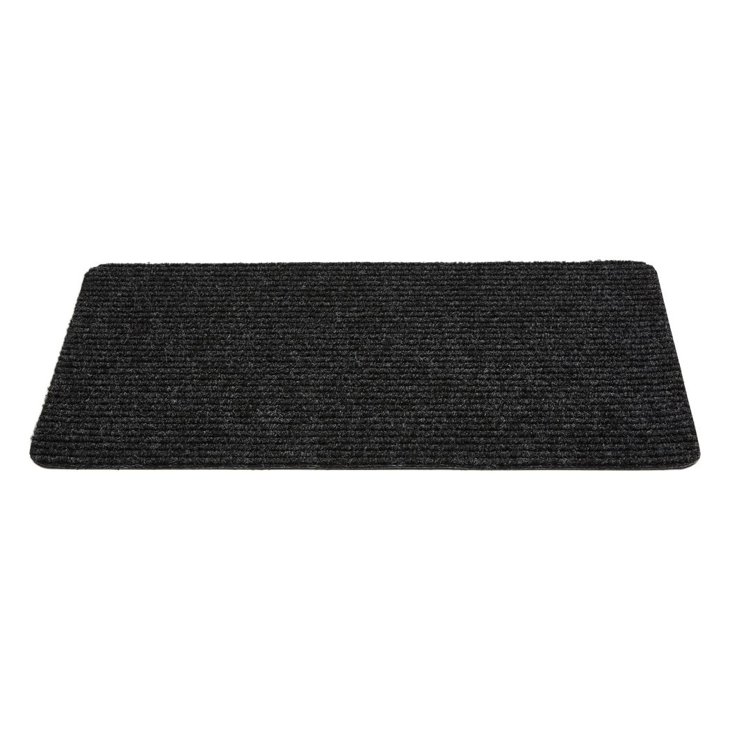 Schwarze Ripsmatte