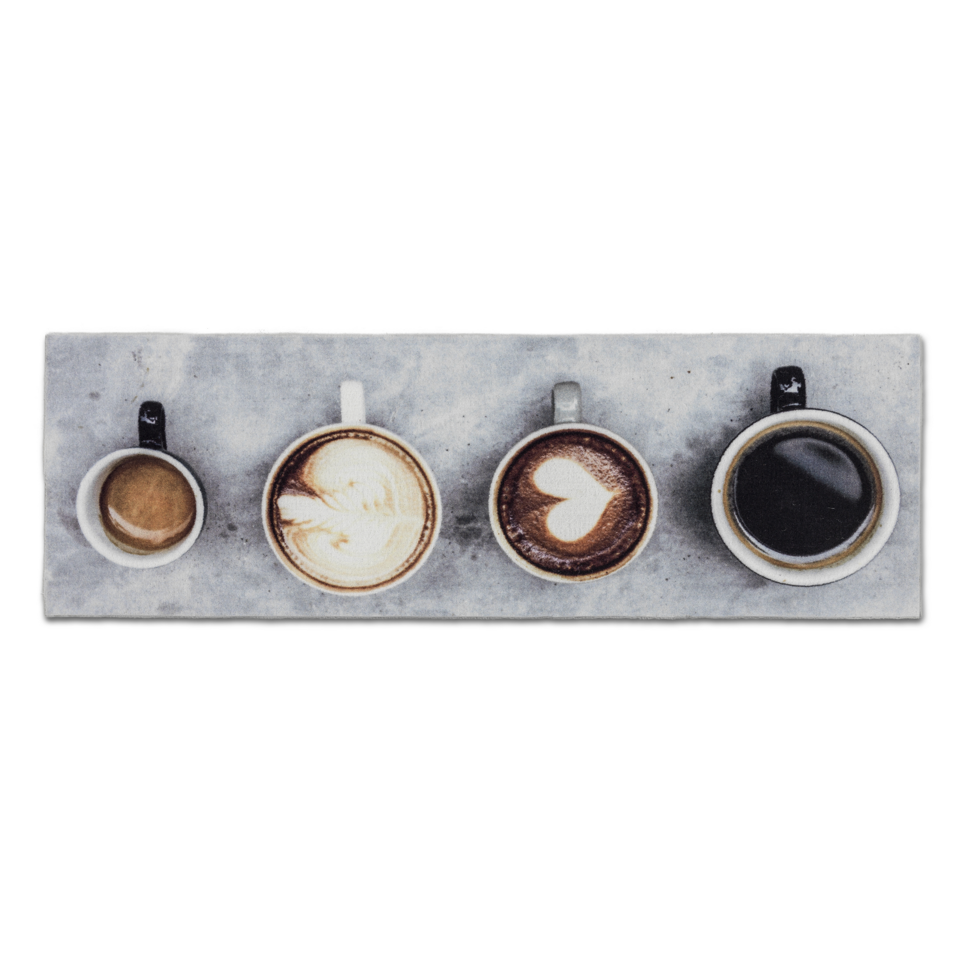 Schmutzfangläufer 'Miabella' 50 x 150 cm Kaffeetassen-Print + product picture