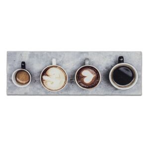 Schmutzfangläufer 'Miabella' 50 x 150 cm Kaffeetassen-Print