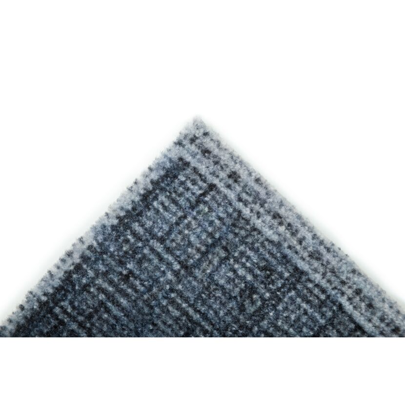 Blaue Fußmatte Square, Nahaufnahme