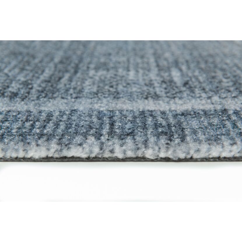 Blaue Fußmatte Nahaufnahme