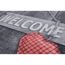 Fußmatte mit "Welcome"-Schild und Herz